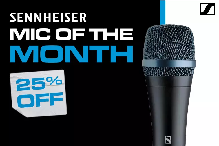 Get 25% off the Sennheiser Mic of the Month